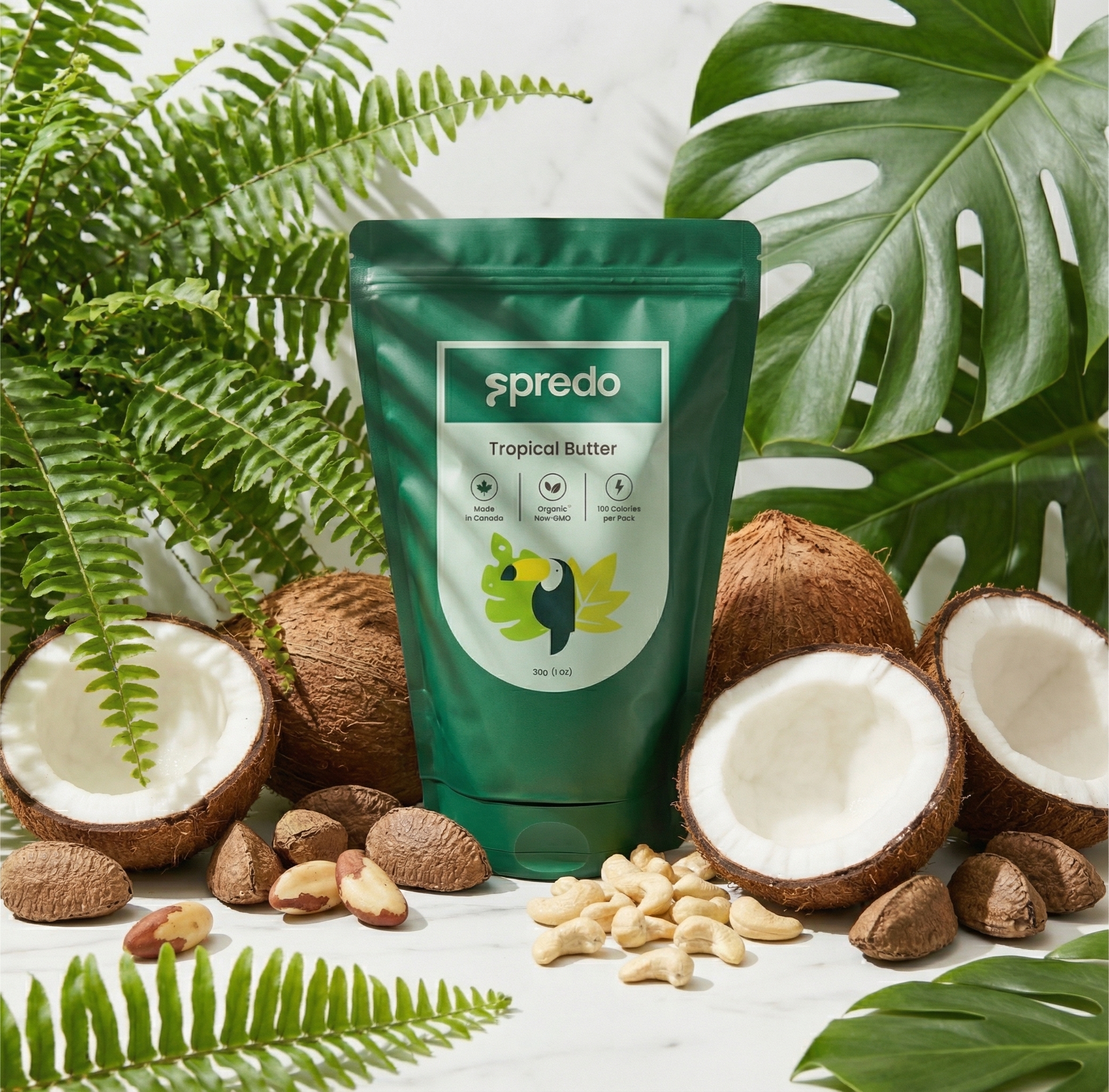 Spredo inverted squeeze pouch